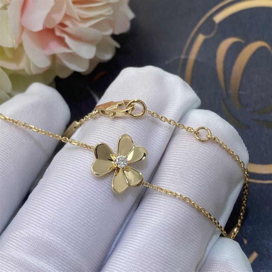 ˇGilded EraˇFRIVOLE GOLD FLOWER BRACELET