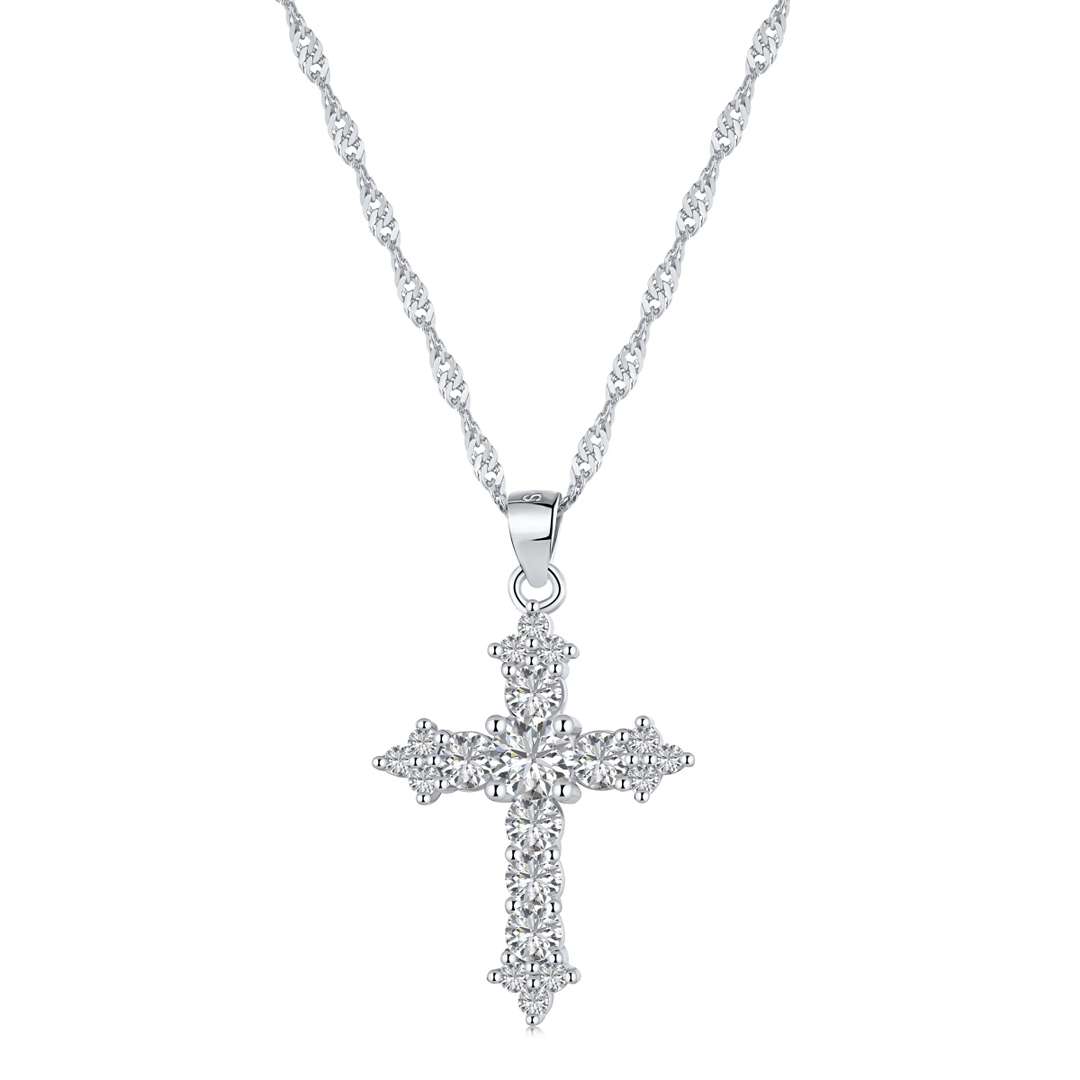 [STREET] Zarte Halskette in Kreuzform