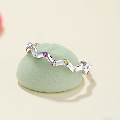 [STREET]Ornate Vibrant Round Cut Daily Ring