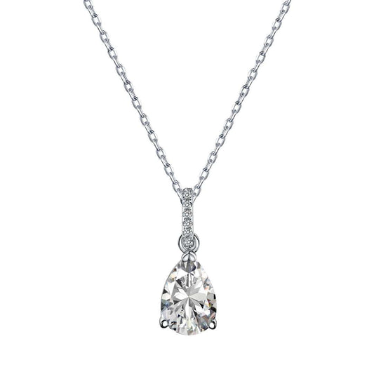 [STREET] Zarte, tropfenförmige Modeschmuck-Halskette