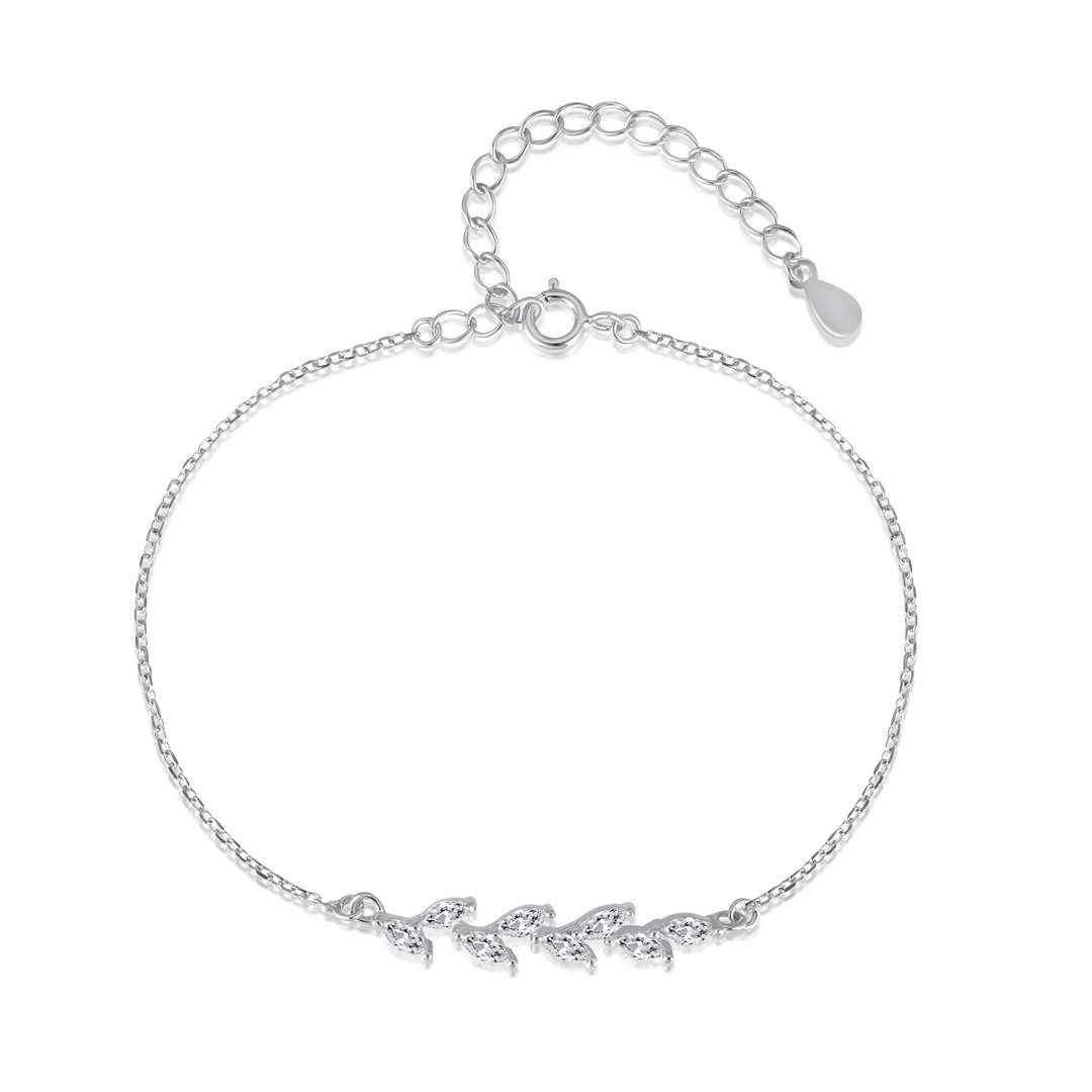 [STREET]Elegant Wheat Leaves Shape Bracelet