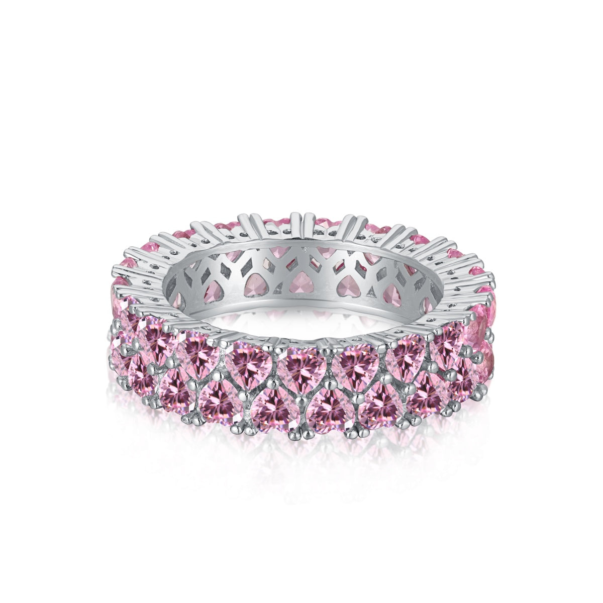 [STREET]Sparkling Full Heart Ring