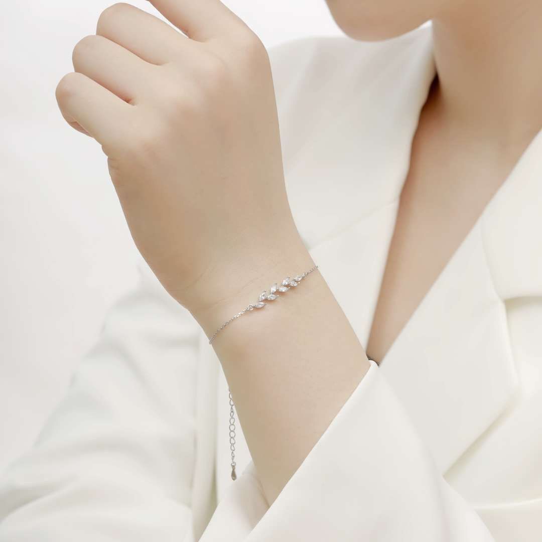 [STREET]Elegant Wheat Leaves Shape Bracelet