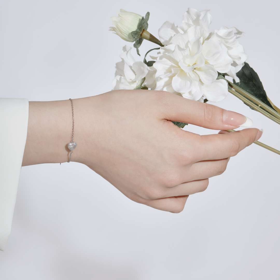 [STREET]Heart-Shaped Gentle and Versatile Bracelet