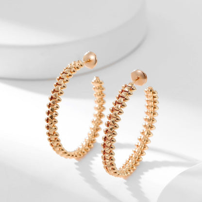 ˇGilded EraˇCLASH HOOP EARRINGS