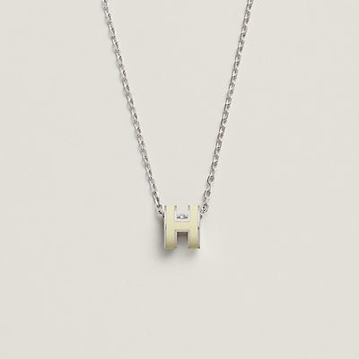 ˇGilded EraˇHM CLIC YELLOW ENAMEL GOLD NECKLACE