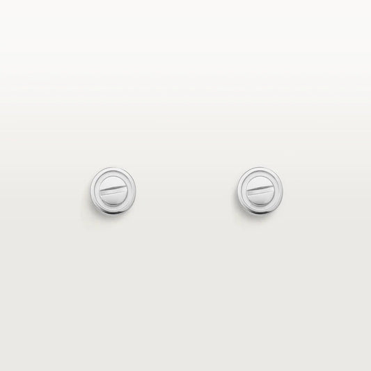 ˇGilded EraˇLOVE EARRINGS SILVER 10MM