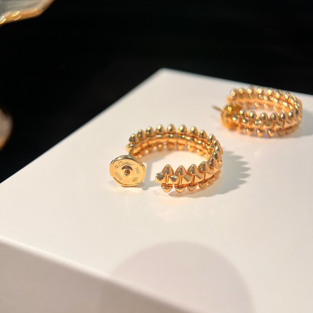 ˇGilded EraˇCLASH SMALL HOOP EARRINGS