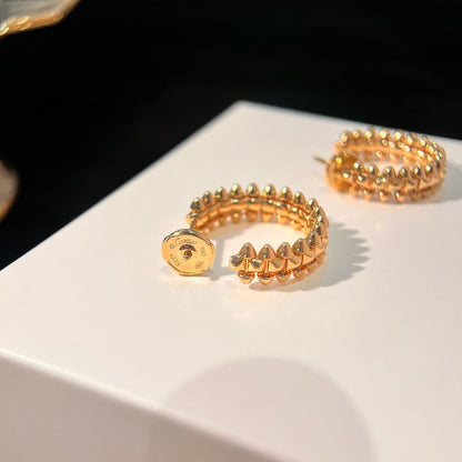 ˇGilded EraˇCLASH SMALL HOOP EARRINGS
