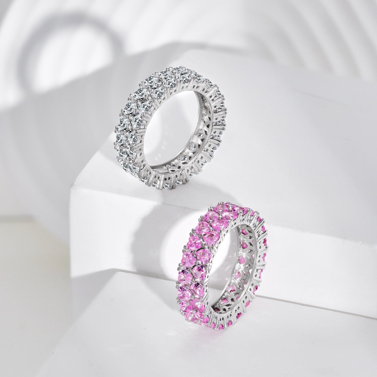 [STREET]Sparkling Full Heart Ring