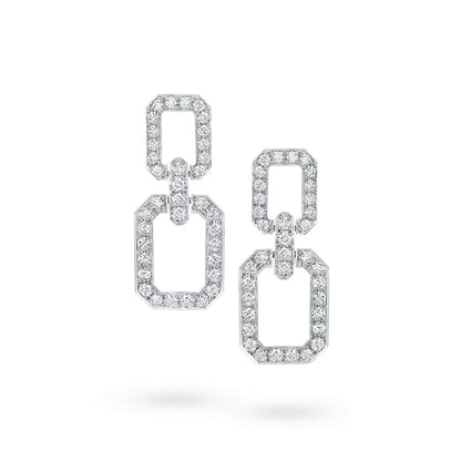 ˇGilded EraˇLINKS MEDIUM EARRINGS DIAMOND