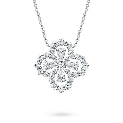 ˇGilded EraˇLOOP NECKLACE FULL MOTIF DIAMOND 16MM MULTIPLE COLORS