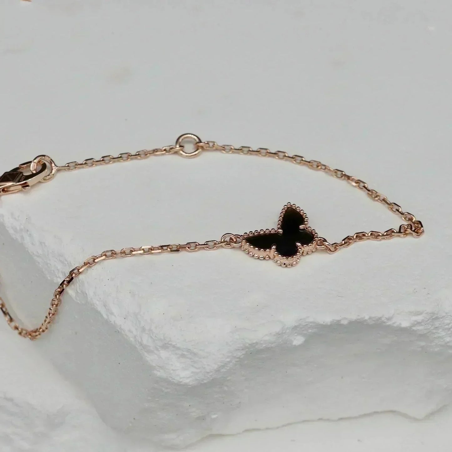 ˇGilded EraˇBUTTERFLY ONYX  BUTTERFLY BRACELET