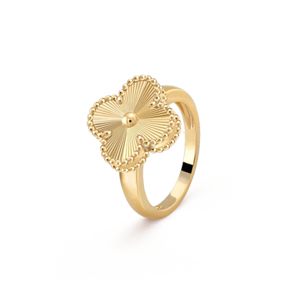 ˇGilded EraˇCLOVER GOLD RING
